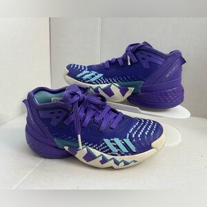 Adidas Donovan Mitchell D.O.N. Utah Jazz Sneakers Sz 1 Basketball Shoes